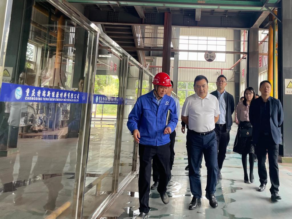 调研忠县工业园区 调研忠县工业园区